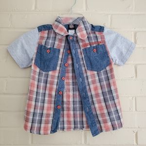 Kids Harley Davidson Button Up Shirt 4